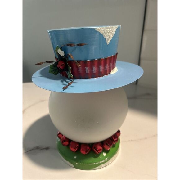 Cracker Barrel Snowman Magic Candle Holder - Picture 3 of 7